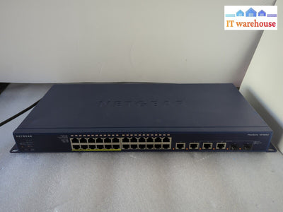 Netgear Prosafe Fs728Tlp Network Rack Mountable Switch 28 Port Poe W/Mount