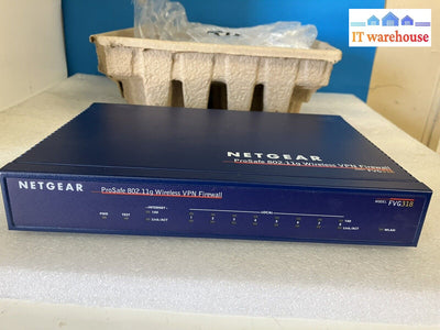 ~ Netgear Prosafe Fvs318 8-Port Gigabit Vpn Firewall