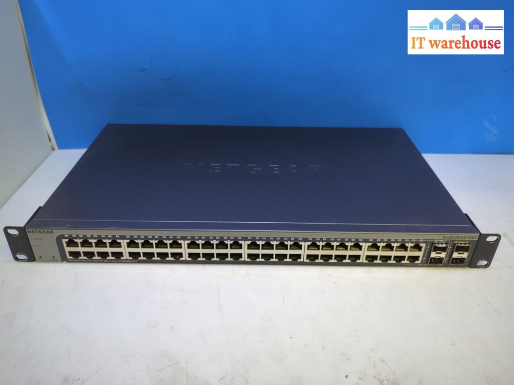 Netgear Prosafe Gs748T V5 48-Port Gigabit Ethernet Smart Switch Tested -