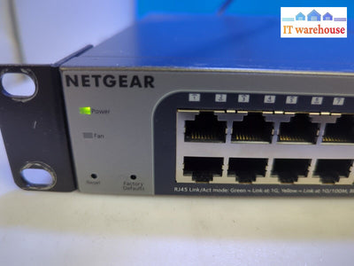 Netgear Prosafe Gs748T V5 48-Port Gigabit Ethernet Smart Switch Tested -