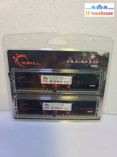 - New 32Gb (2 X 16Gb) G. Skill Aegis (Ddr4-3200) Memory (F4-3200C16D-32Gis)