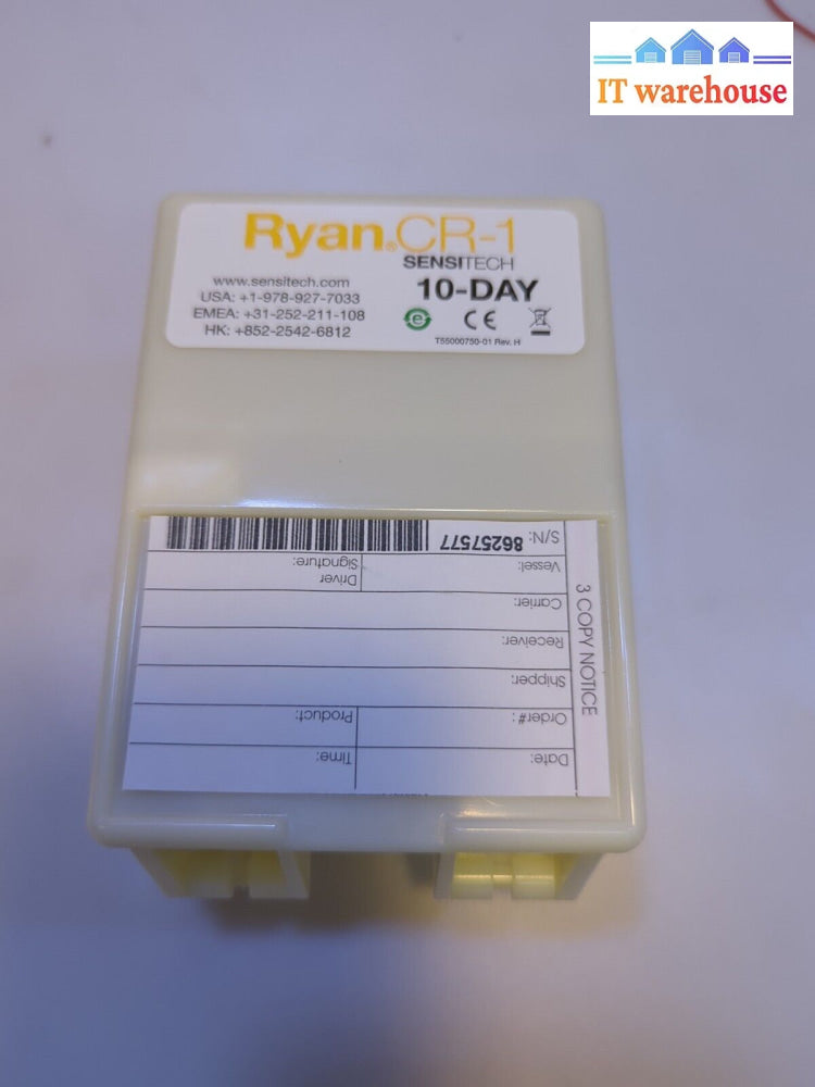 - New 40X Sensitech Ryan Cr-1 10-Days Strip Chart Temperature Recorder Logger