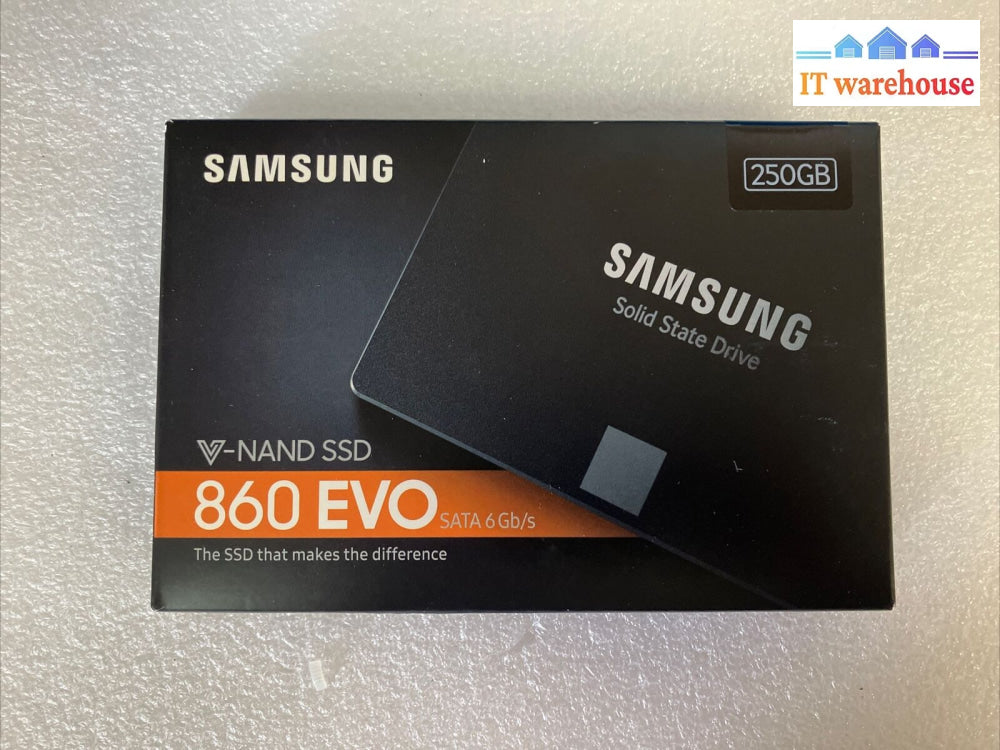 (New And Sealed) Samsung Ssd Mz-76E250 860 Evo 250Gb 2.5’ Sata3 Internal ~