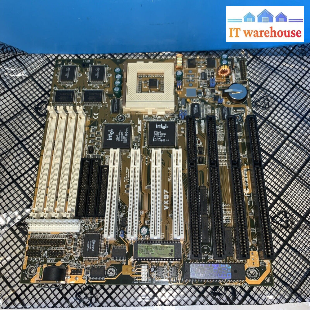 New ~ Asus Vx97 Rev 1.01 Socket 7 Motherboard/ System Board