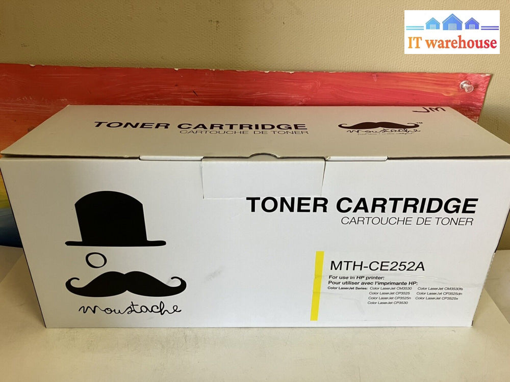 ~New Compatible Hp Laserjet 504X Toner Cartridge Mth-Ce252A Cm3530 Cp3525 Cp3530