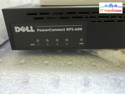 New Dell Power Connect Rps-600 Redundant Supply Unit 0F2538 W/ Mount Ears