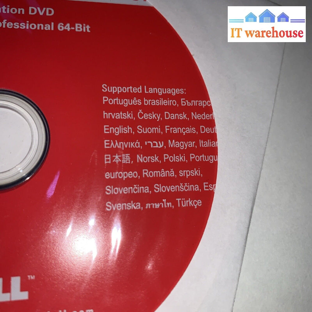 New Dell Windows 7 Professional 64-Bit Os Reinstallation Dvds 0Ghfr0 Ghfr0