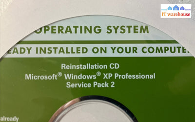 ~ New Dell Windows Xp Pro Sp2 Operating System Reinstallation Cd Rx073 (No Key)