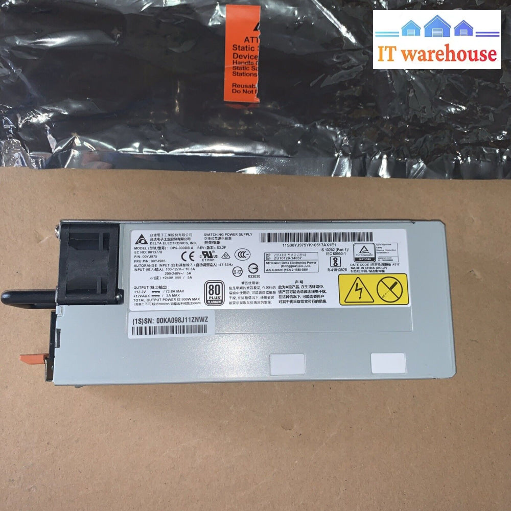 New ~ Delta Dps-900Db A 900W Power Supply 94Y8200 94Y8298