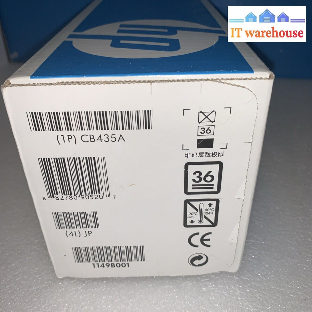 New! Genuine Hp 35A Black Toner Cartridge Cb435A For P1005 P1006 Printer