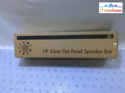 - New In Box 6X Hp Silver Flat Panel Speaker Bar Ee418Aa Ee418-61001 418958-001