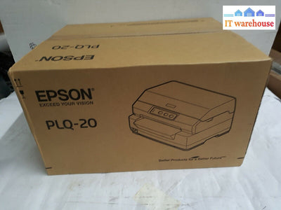 - New In Box Epson Plq-20 C11C560111 Impact Dot Matrix Passbook Printer (120V)