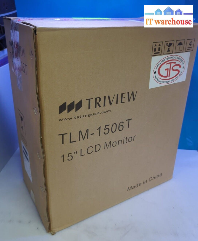 New In Box Tariview Tlm-1506T Lcd 15’ Color Monitor (Bnc/Av/S-Video/Vga) -