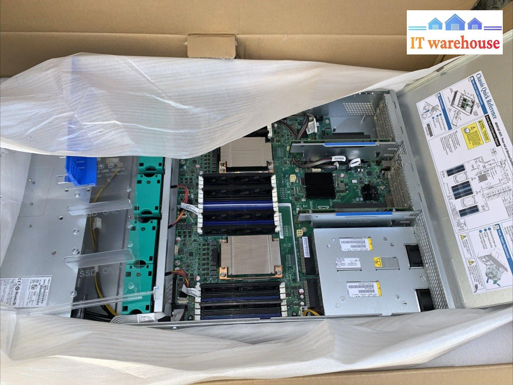 New~ Intel R2208Gz4Gc Server 2U Chassis + Rails/Raid Card (No Cpu/Hdd /Ram)