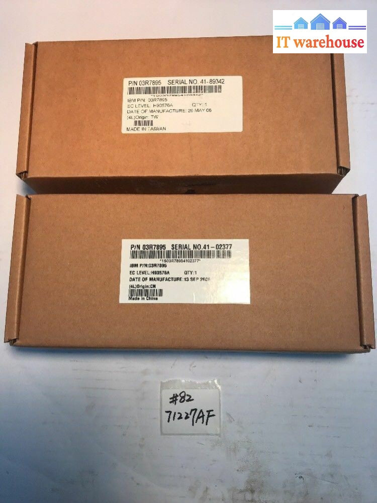 - New Lot Of 2 Magnetic Stripe Reader (Msr) 03R7895 For Ibm 4840 Model