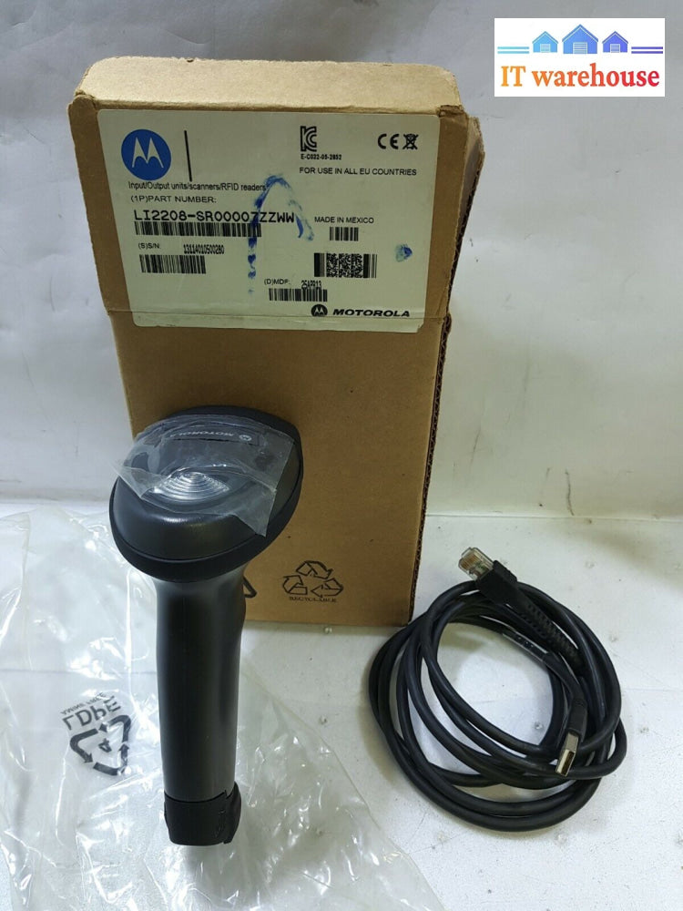 - New Motorola Symbol Barcode Scanner Li2208 2208 With Usb Cable