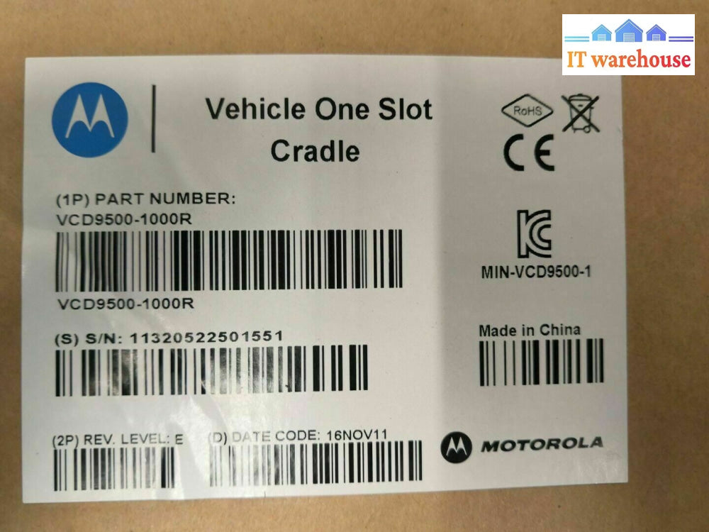 + New Motorola Vcd9500-1000R Vehicle Cradle Kit Genuine @@@