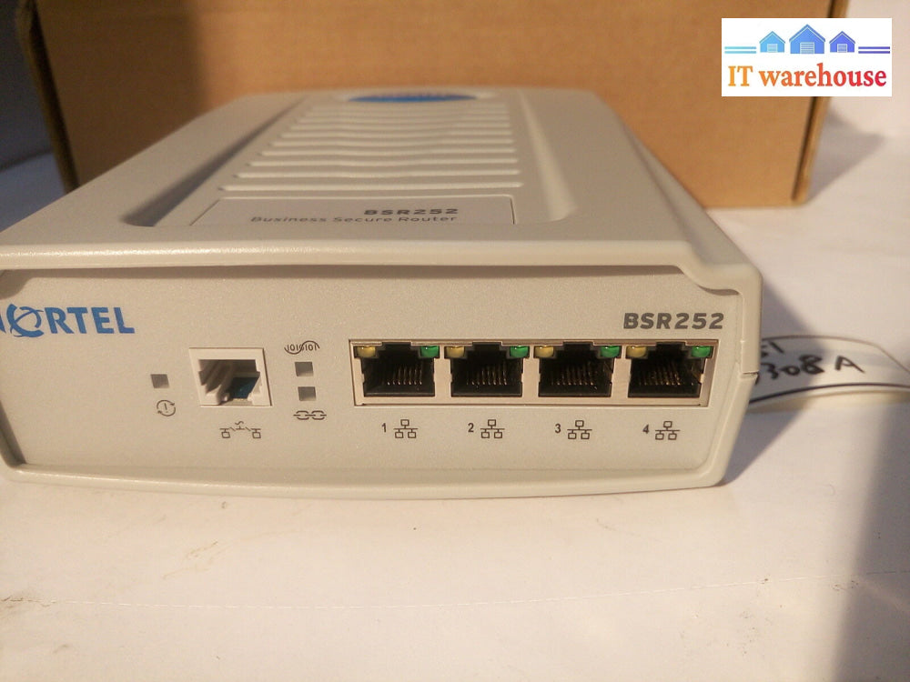 * New Nortel Business Secure Router Bsr252 4 Port With Ac Adapter