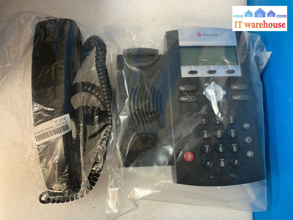 New Polycom Soundpoint Ip 335 Voip Sip Phone Digital Office Business Telephone ~