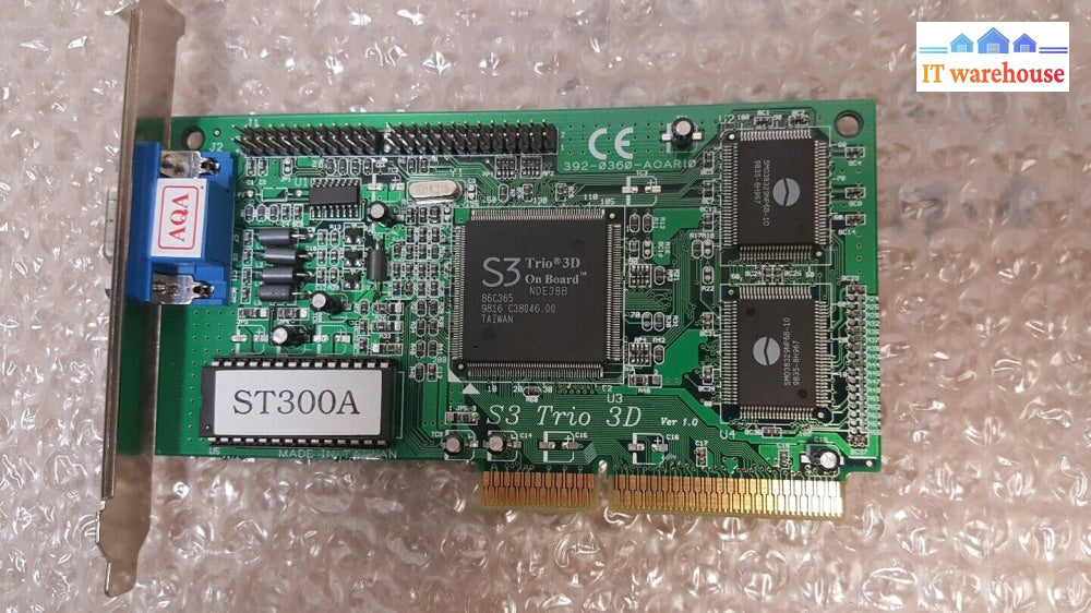 New S3 Trio3D St300A Agp Vga 4Mb Video Card