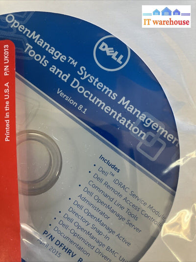 (New & Sealed) Dell Openmanage System Management Tools Dvd 02Td6W ~