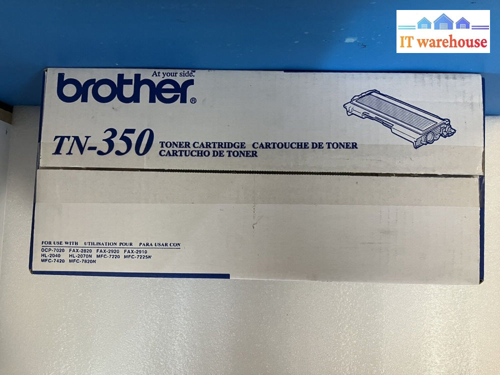 ~ (New & Sealed) Genuine Brother Tn-350 Black Toner Cartridge