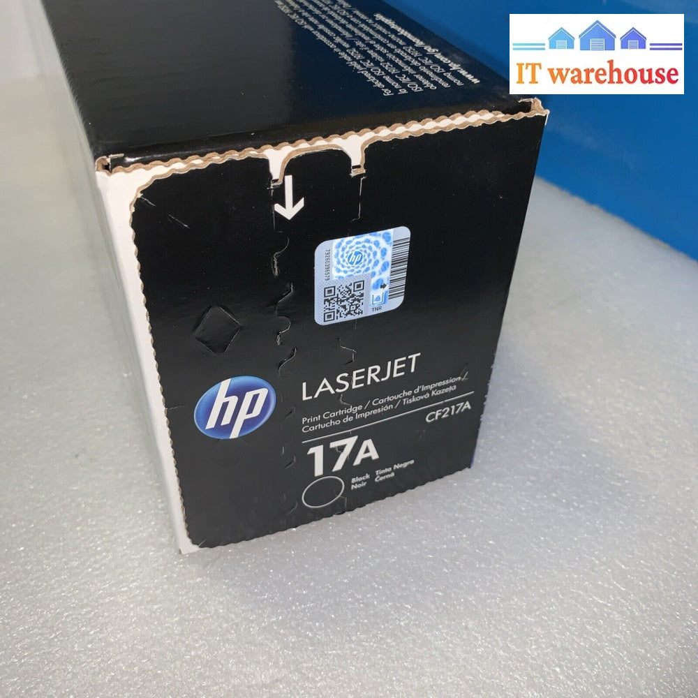 New Sealed Genuine Hp Cf217A 17A Black Cartridge