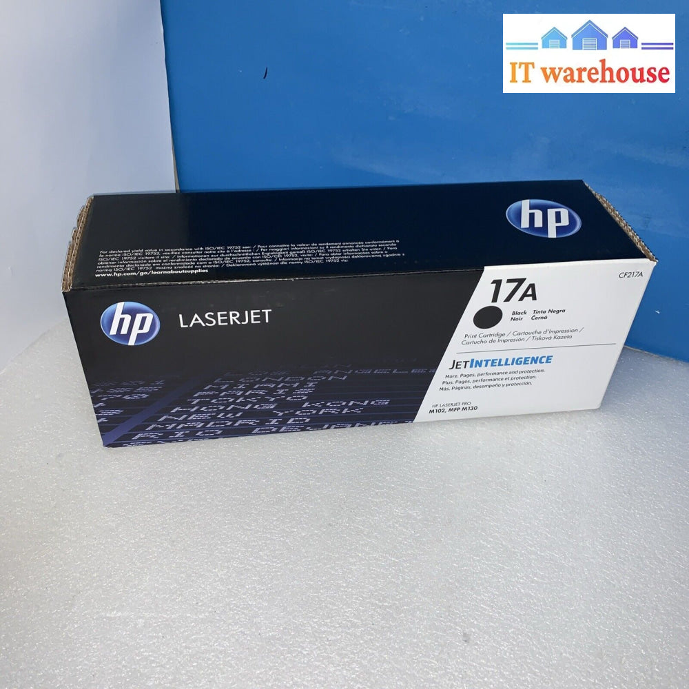 New Sealed Genuine Hp Cf217A 17A Black Cartridge