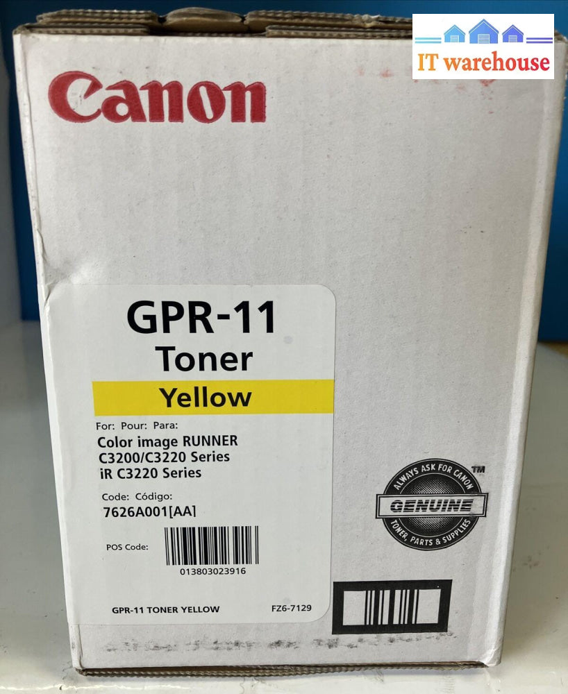 (New Sealed) Gpr-11 Toner Yellow For C3200 / C3220G C3220 C3220N 7626A001 ~