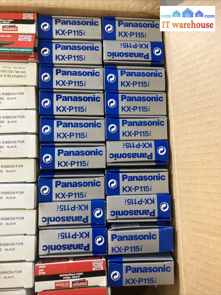 (New & Sealed) Lot Of 19X Panasonic Printer Ribbon Kx-P115I For P1050 / P1190 ~