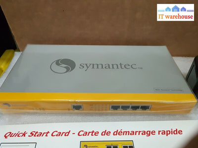 - New Symantec Vpn 100 Firewall/Vpn Appliance