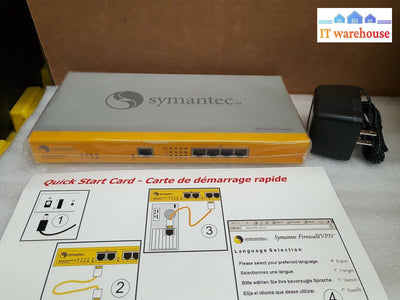 - New Symantec Vpn 100 Firewall/Vpn Appliance