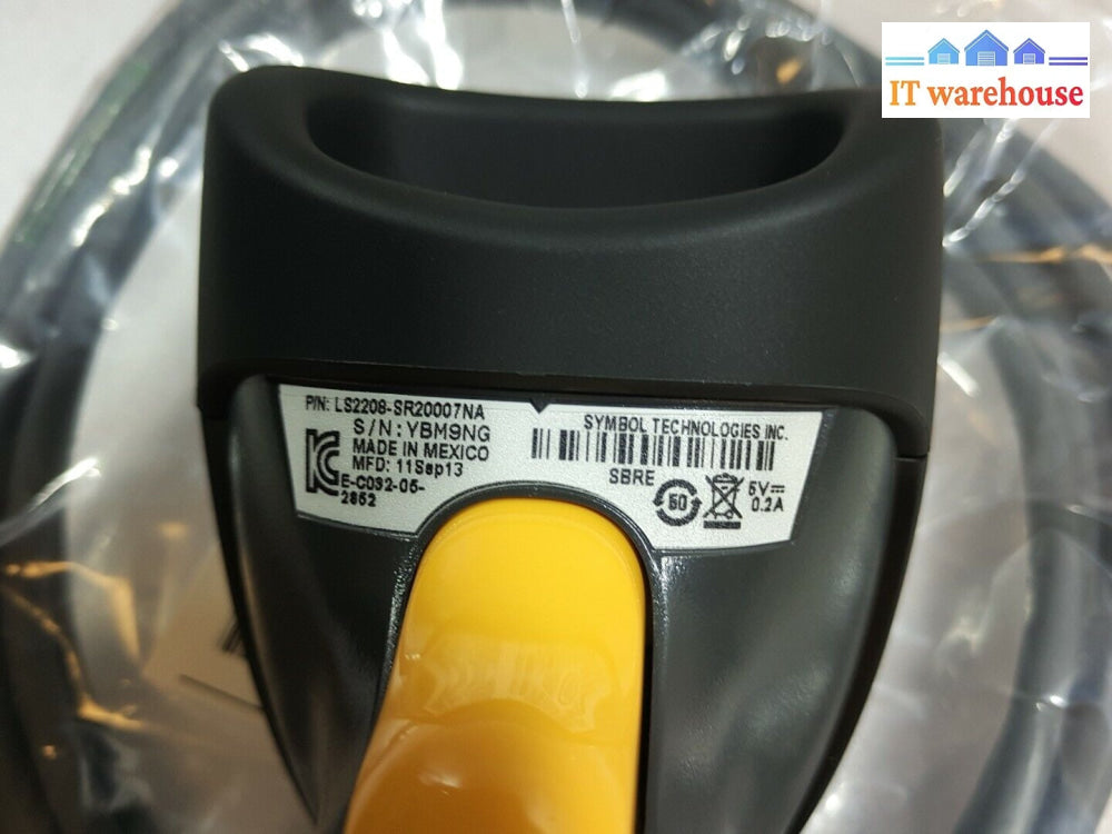 - New Symbol Ls2208 Ls2208-Sr20007Na Barcode Scanner W/ Usb Cable