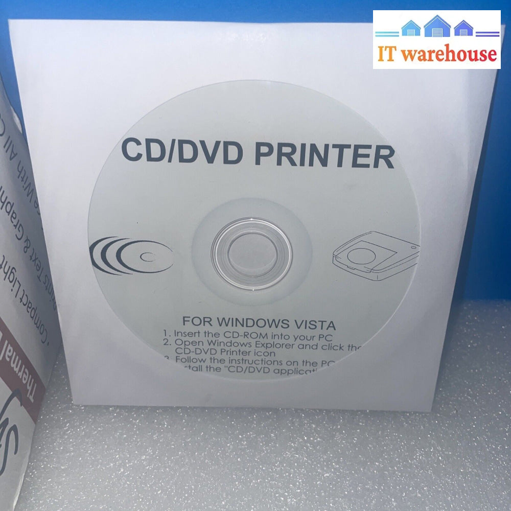 New ~ Systor T1 Sppd1 Thermal Disc Printer (Windows Vista Cd)