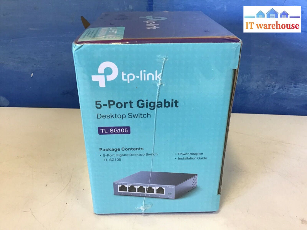 New Tp-Link Technologies Tl-Sg105 5-Port Gigabit Desktop Switch Home Business