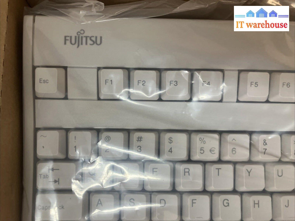 (New) Vintage Fujitsu N860-8729-T651/20 Ps2 Wired Keyboard Fkb8729 ~