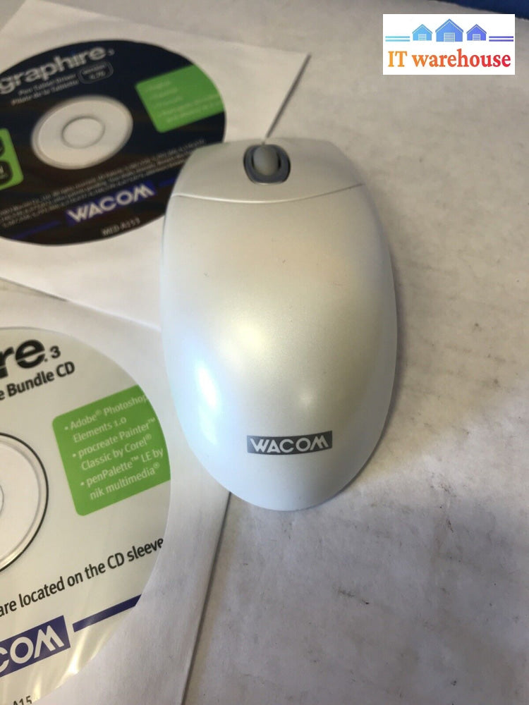 New ~ Wacom Ec-130-0W Favo Mouse White