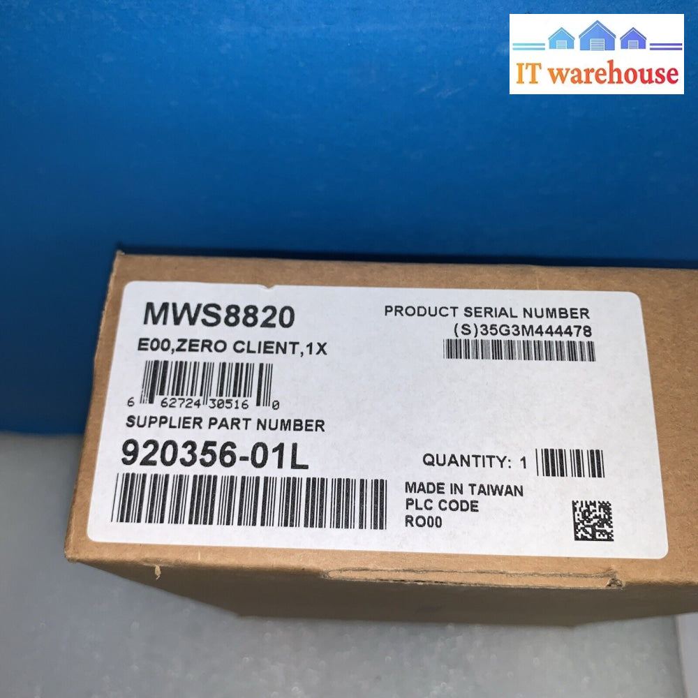 New- Wyse Zero Client Mws8820 - 821389-01L