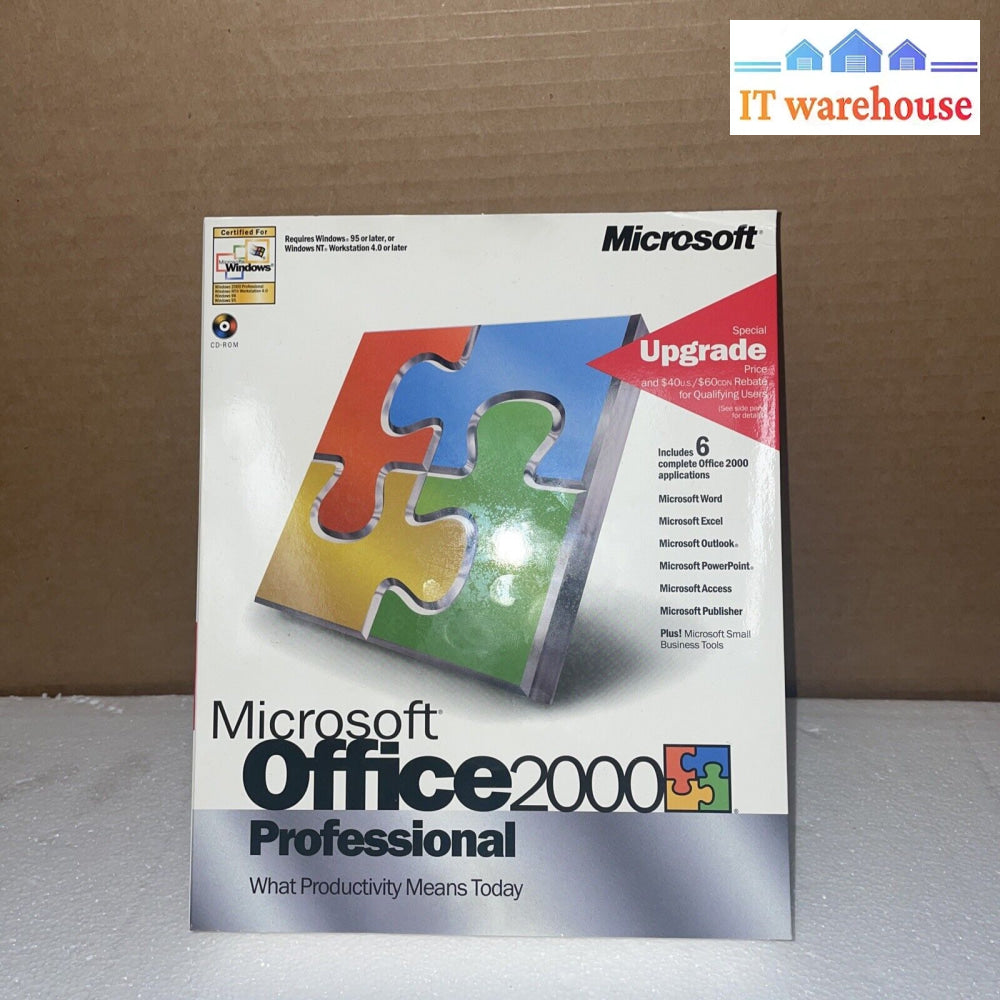 Nib Microsoft Office 2000 Professional Upgrade