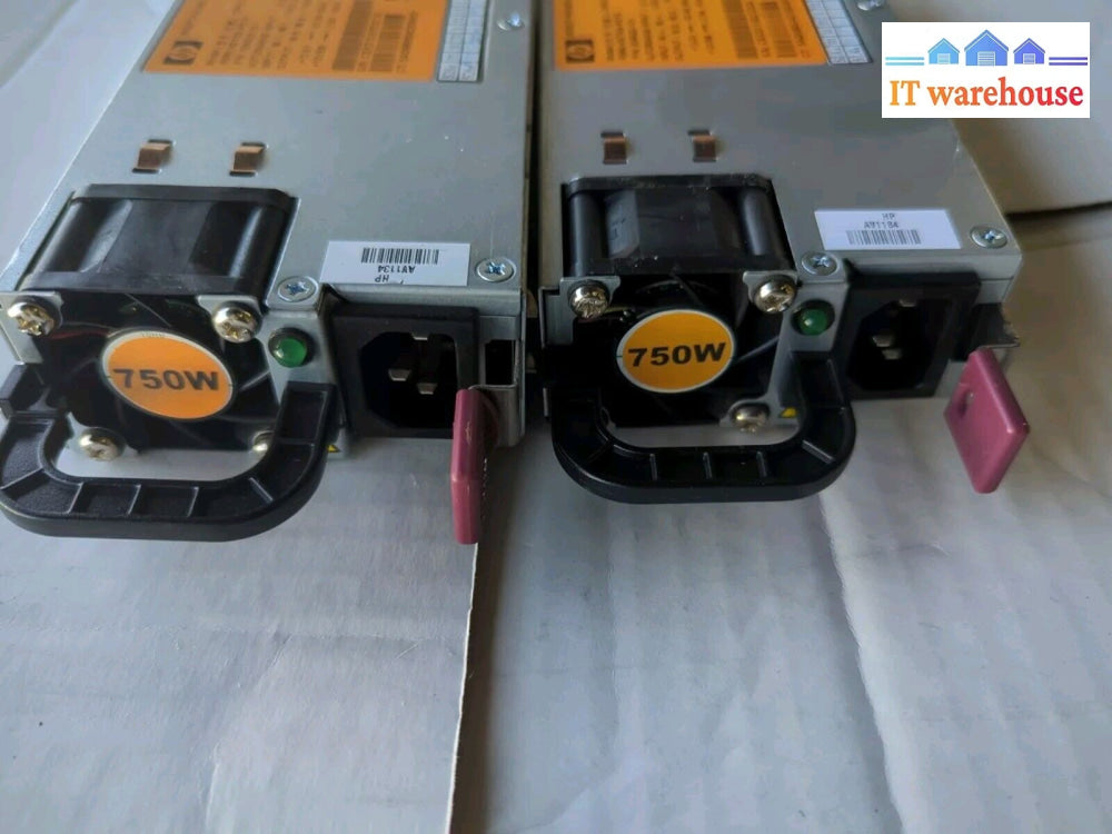 (Nice) 2X Hp Hstns-Pd18 506822-101 750W Power Supply 511778/506821-001 -