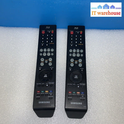 Nice ~ (2X) Samsung 00070D Blu-Ray Player Remote For Bd-P1500 Bd-P2500 P2550