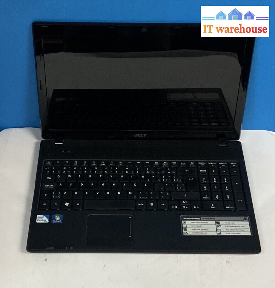 (Nice) Acer Aspire 5735Z 15.6’ Laptop Pentium Cpu / 4Gb Ram 500Gb Hdd Xp ~