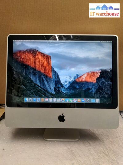 - (Nice) Apple 20’ A1224 Imac 2008 /C2D 2. 66Ghz/4Gb Ram/320Gb Hdd/Os 10. 11. 6