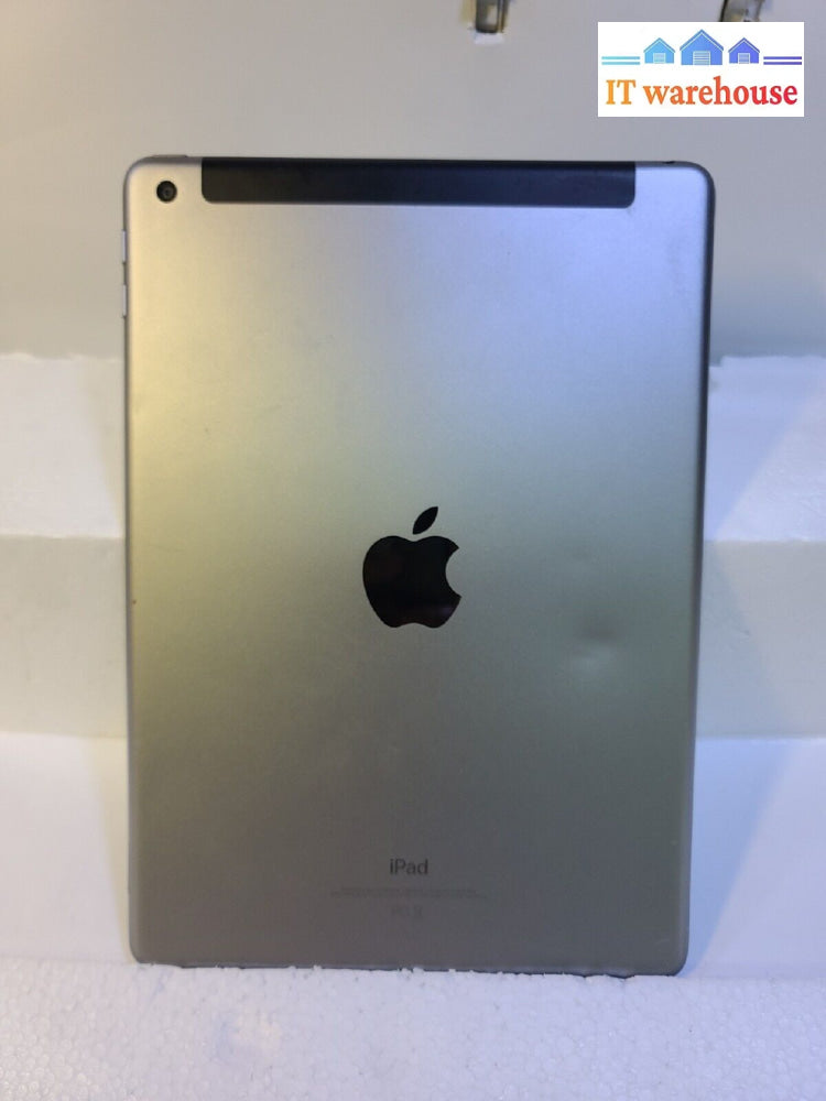 - (Nice) Apple 9.7’ Ipad 5Th Gen A1823 128Gb/ Wi-Fi + Cell/Space Gray (*Read)