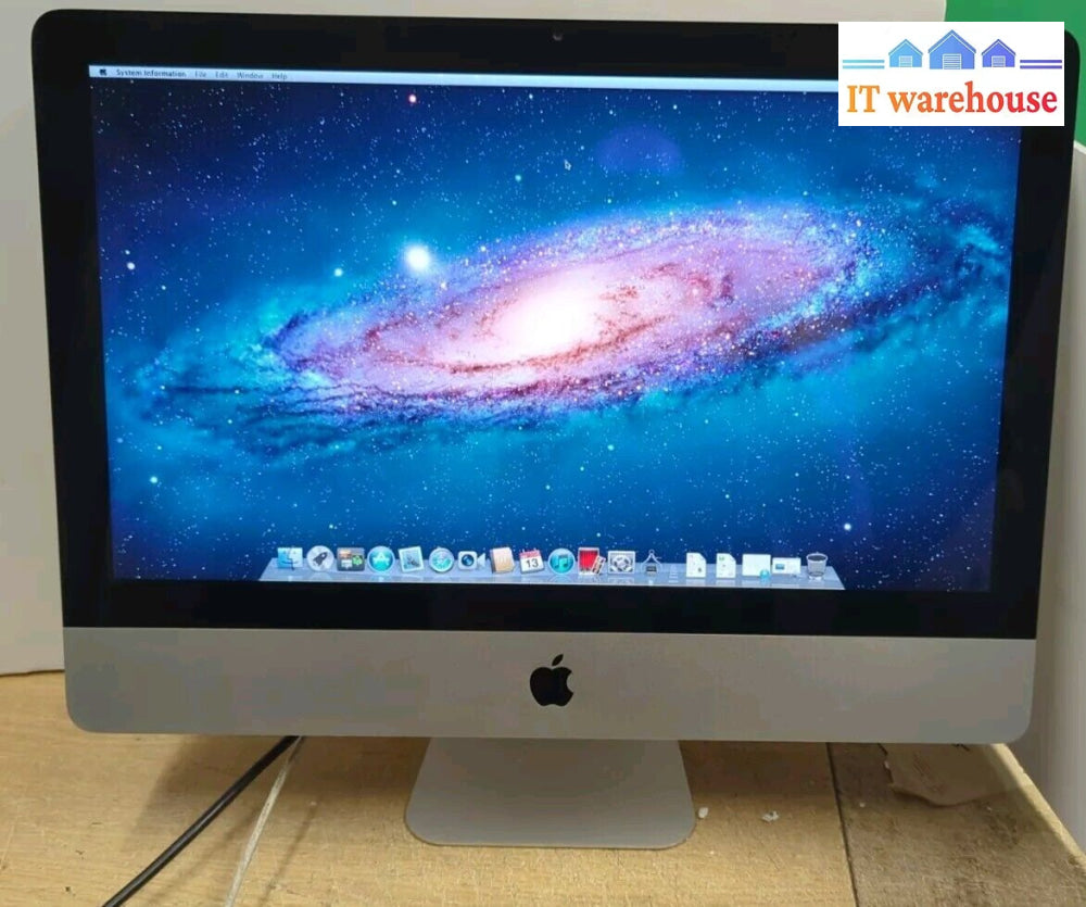 (Nice) Apple A1311 Imac 21’’ 2011 Core I5 2.5Ghz 4Gb Ram 500Gb Hdd Macos 10.7.5 -