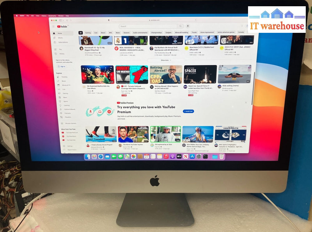 (Nice) Apple Imac 27’ Retina 5K Pc A1419 Intel I7-4790K Cpu 32Gb Ram 1Tb Ssd ~