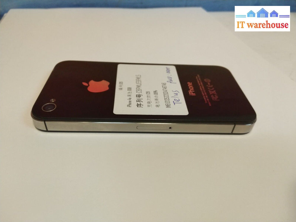 Nice@ Apple Iphone 4S 8Gb (Carrier: Telus) Cell Phone