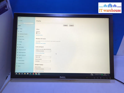 (Nice) Dell 2407Wfpb 24’ Fhd Vga Dvi Usb Hub Lcd Monitor Tested (No Stand) -