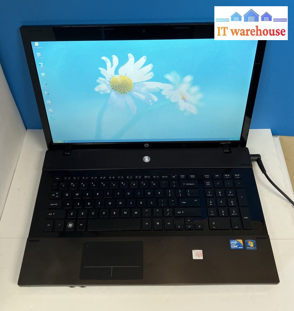 (Nice) Hp Probook 4720S 17.3’ Laptop I5-M430 Cpu / 3Gb Ram/ 120Gb Ssd Win Xp ~