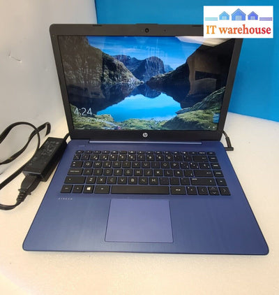 - (Nice) Hp Stream 14 14’ Laptop W/Amd A4-9120E Cpu/4Gb /64Gb Ssd/ Win10